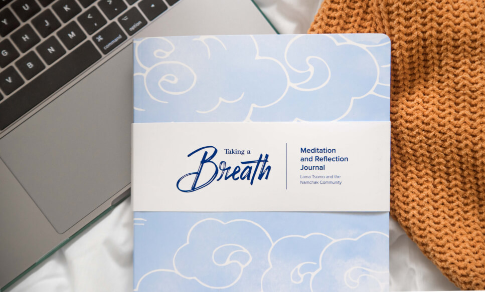 taking a breath