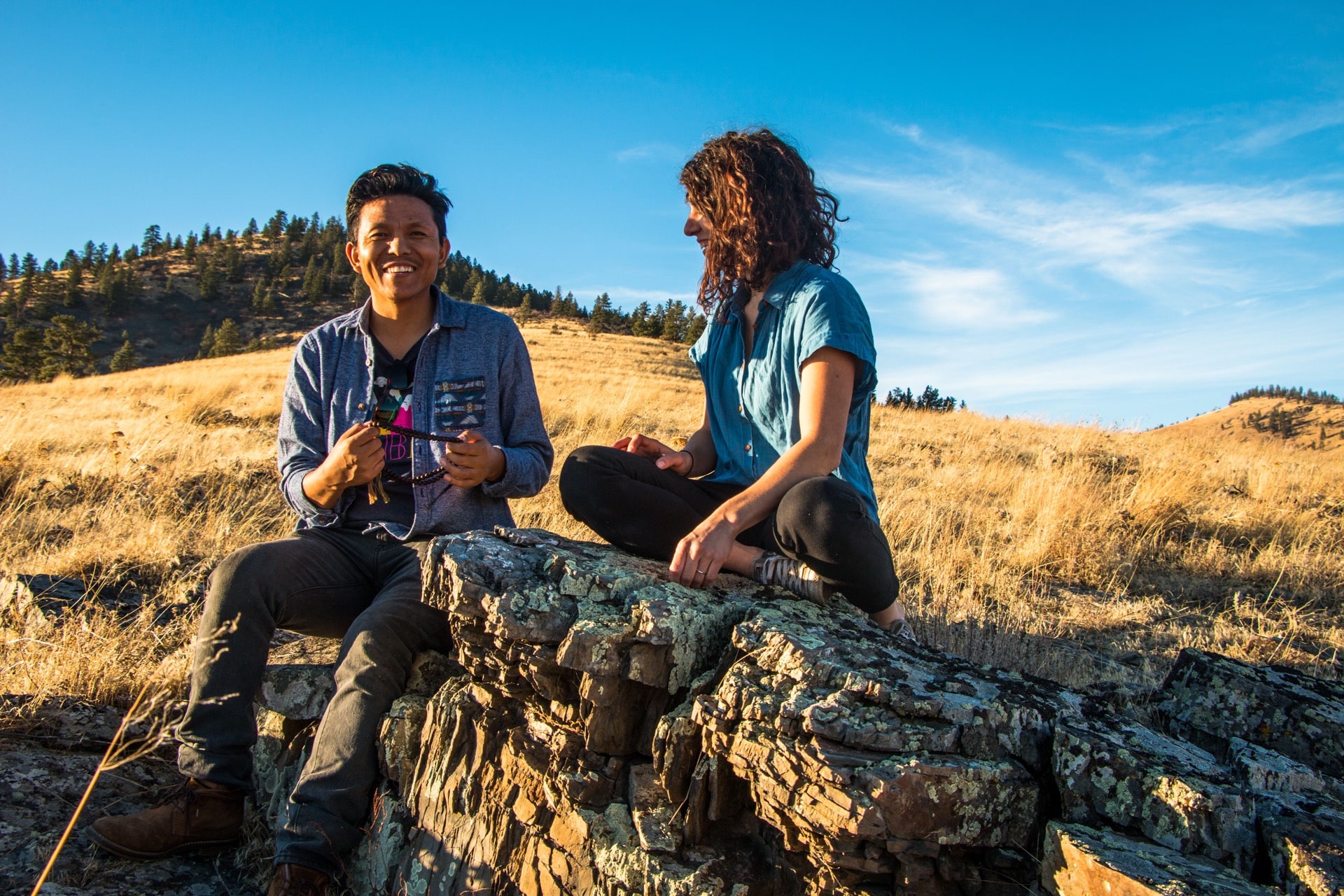 Norbu + Jess Smiling -min Summer Immersion Program