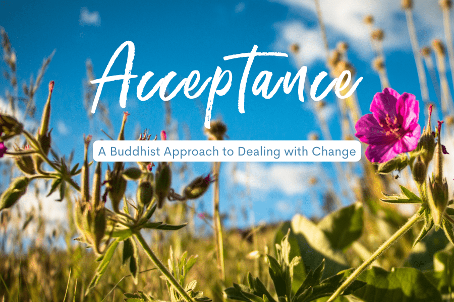 Acceptance: A Buddhist Approach to Dealing with Change