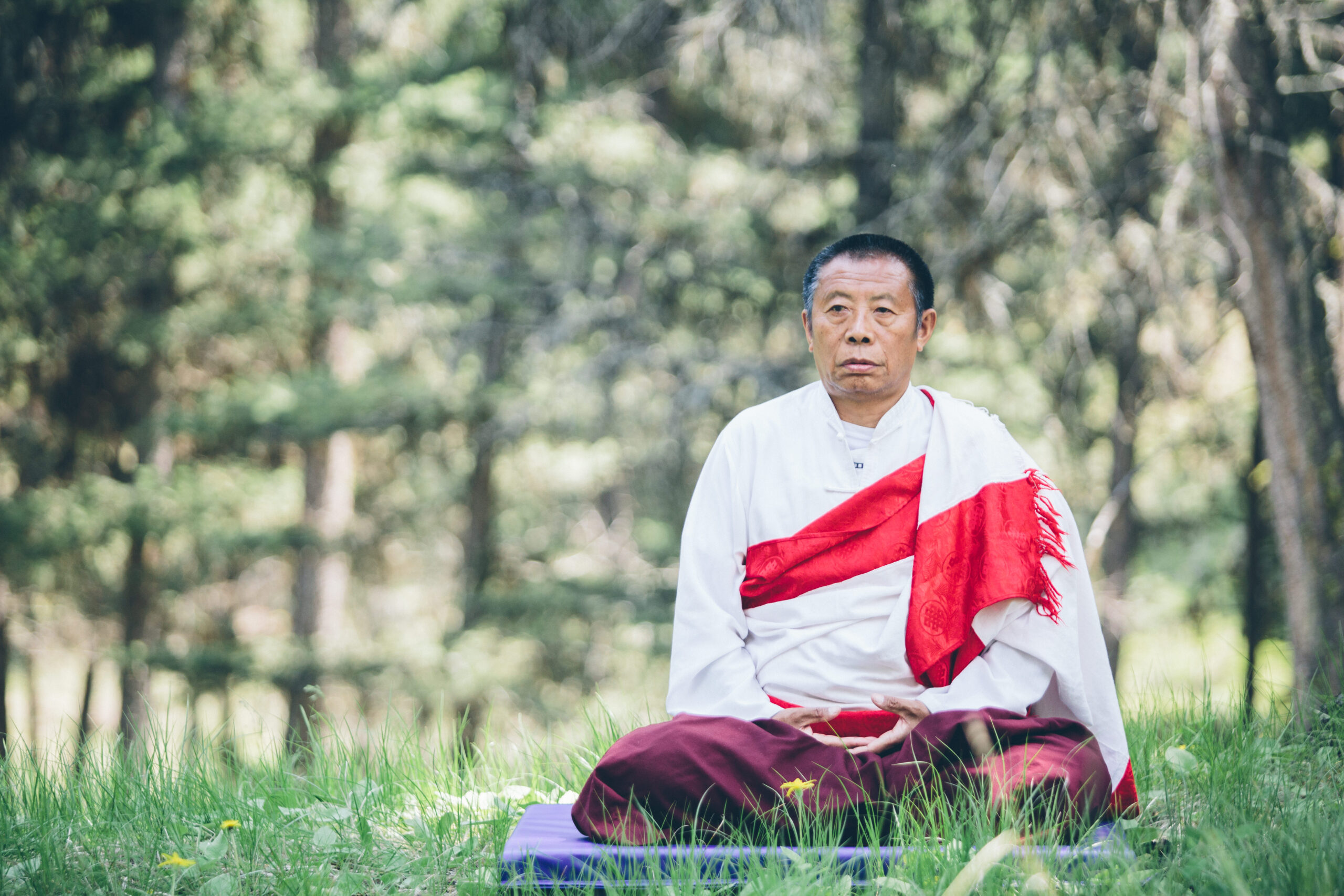 Namchak Tulku Sangak Rinpoche Meditating