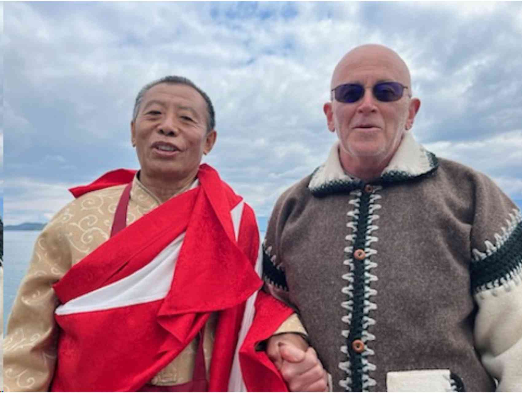 Chökyi and Tulku Sangak Rinpoche*, Namchak's Spiritual Director. * Sometimes spelled “Sang-Ngag”