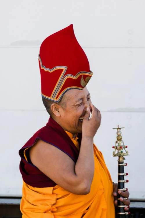Dorlop Choenyi Sangmo smiling Dorlop Choenyi Sangmo smiling