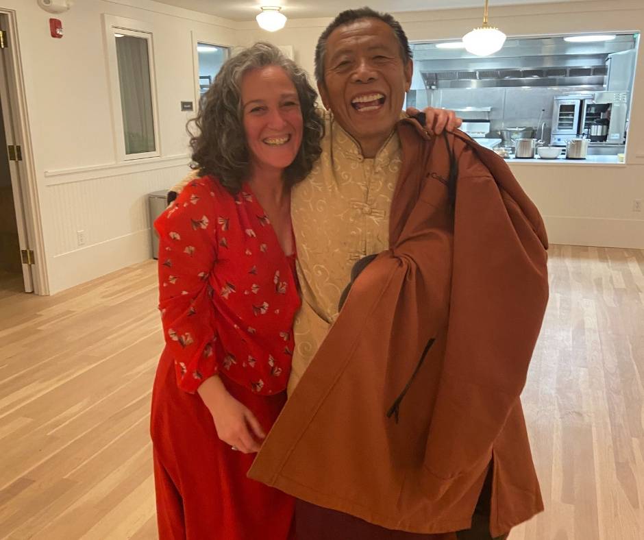 Sarah Plazas 6 Sarah and Tulku Sangak Rinpoche at a translator’s retreat Sarah Plazas 6: Sarah and Tulku Sangak Rinpoche at a translator’s retreat