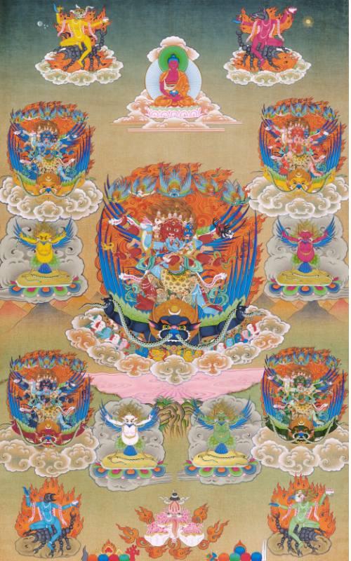 Pema Traktung Pema Traktung: a wrathful form of Guru Rinpoche, who protects us, especially from modern diseases.