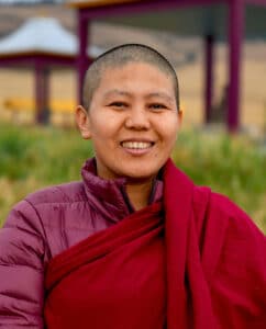 Portrait of Jetsunma Jamyang Yeshe Palmo.