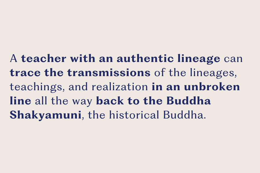 lineageimportance 2 Two types of Dharma: The Dharma of Scripture: the texts containing the Buddha's words and authentic commentaries explaining their meanings. The Dharma of Realization: the realization of the meaning of those teachings in the mindstreams of practitioners.