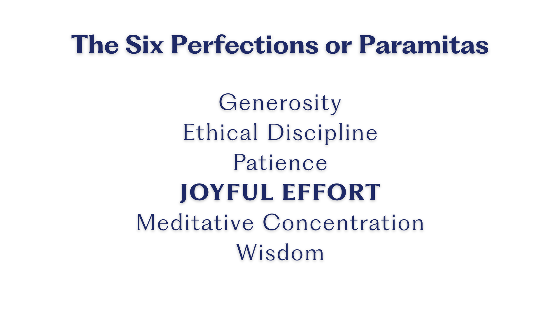 paramita Joyful Effort 1